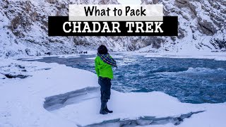 Chadar Trek Packing List and Where to Buy Them  Ladakh [upl. by Streeter743]