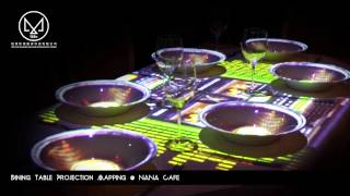 Dining Table Projection Mapping [upl. by Alves]