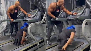 Athlete without legs runs incredibly fast on treadmill Shorts [upl. by Anitsenre549]