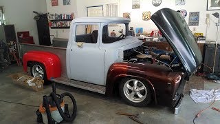 1956 FORD F100 Pickup Truck Build Project [upl. by Rahmann906]