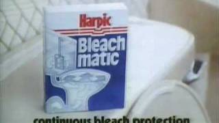 80s UK TV Advert  Harpic BleachMatic [upl. by Aitsirk]