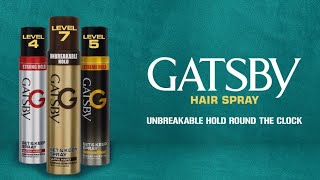 BEST HAIR SPRAY  GATSBY HAIR SPRAY SUPER HARD LEVEL 4 MAKE YOUR STAYL [upl. by Thin]