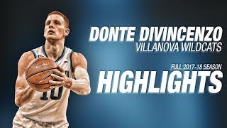 Donte DiVincenzo  Villanova  Ultimate Highlight Mix 201718 Season [upl. by Idorb506]