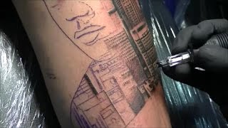 City skyline  Tattoo time lapse [upl. by Dogs328]