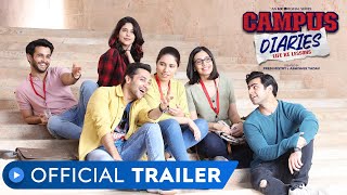 Campus Diaries  Official Trailer  Harsh Beniwal Saloni Gaur and Ritvik Sahore  MX Player [upl. by Nilrac]