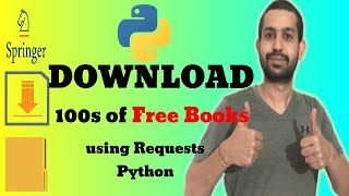 Requests Python 3  Download Files Free books with requestshtml and requests Python 3 [upl. by Bernj868]