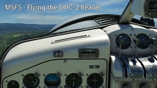 MSFS  Flying the DHC2 Beaver [upl. by Ireva]