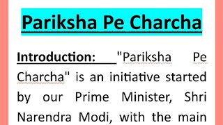 Pariksha Pe Charcha 2024 Essay Writing in English by Smile Please World [upl. by Klina]