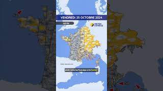 Météo du Vendredi 25 au Dimanche 27 Octobre 2024 [upl. by Macmahon]