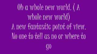 A Whole New World Nick and Jessica Lyrics [upl. by Roer]