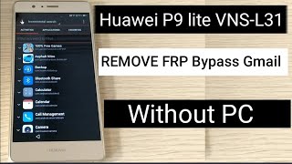 Huawei P9 lite VNSL31 REMOVE FRP Bypass Gmail [upl. by Charry842]