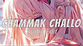 Chammak Challo  AkonHansika Iyer  audio edit  slowed and reverb  lofi song chammakchallo [upl. by Vitalis]