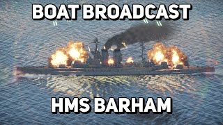 Boat Broadcast HMS Barham [upl. by Matrona]