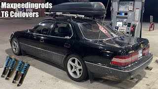 Installing Maxpeedingrods T6 Coilovers on my LS400 [upl. by Aceber837]