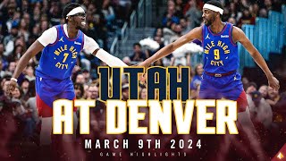 Denver Nuggets vs Utah Jazz Full Game Highlights 🎥 [upl. by Airakaz]