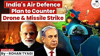 India’s Strategy to Fight IranIsrael Like Attacks  Drone Swarms amp Missile Attacks  UPSC GS 3 [upl. by Sulohcin]