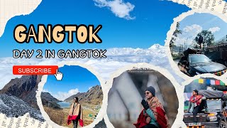 DAY 2 OF GANGTOK TRIP😍 [upl. by Tacita]