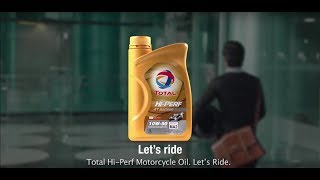 TOTAL HiPerf Motorcycle Engine Oil with Unique Spring Pattern Molecules [upl. by Behrens234]