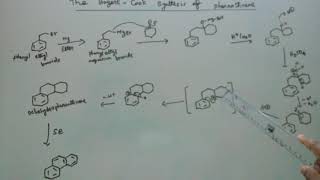 Synthesis of phenanthrene BogertCook synthesis [upl. by Dnar]