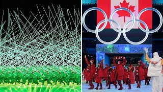 Short but vibrant opening ceremony kicks off Beijing Winter Olympics [upl. by Reldnahc]