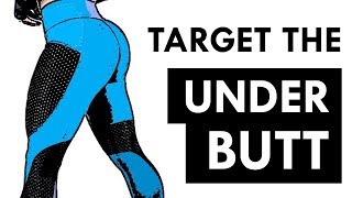 4 UNDERBUTT Isolation Exercises For A Bigger Butt Lift [upl. by Annoynek]