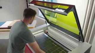 New Speedy 400 Laser Engraver Trotec Laser [upl. by Gottlieb]