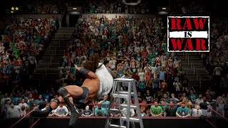 THE ROCK VS MANKIND  WWE WORLD CHAMPIONSHIP  LADDER MATCH [upl. by Eblehs]