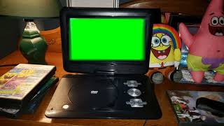 Portable DVD Player Green Screen [upl. by Ainehta577]