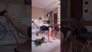 Powerful Ab Exercise with Resistance Bands Core Strengthening [upl. by Acinnej]