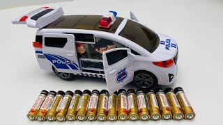 Satisfying with Unboxing  Police Car Toys ASMR  Review Toys [upl. by Brit]