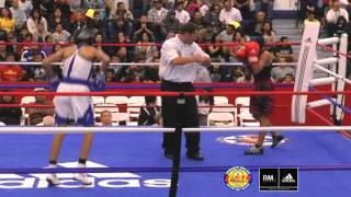 adidas National Boxing Tournament Eric Agustin Santa Maria Elite vs Jehovani Salazar Coachella [upl. by Cirderf]