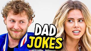 Dad Jokes  Dont laugh Challenge  Peyton vs Rory  Raise Your Spirits [upl. by Ayian]