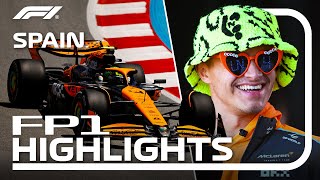 FP1 Highlights  2024 Spanish Grand Prix [upl. by Sibby]