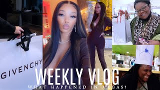 VEGAS VLOG  Vegas Trip  Luxury Haul  Reuniting with Family  Peyton Charles [upl. by Ku]