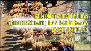 Kelompok Paguyuban Gemeinschaft Dan Patembayan Gesellschaft [upl. by Maroj252]