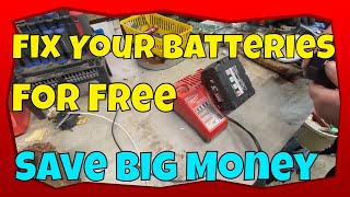 Cordless Tool Battery Repair  Milwaukee Dewalt Makita Ryobi 18v 20v [upl. by Snahc]