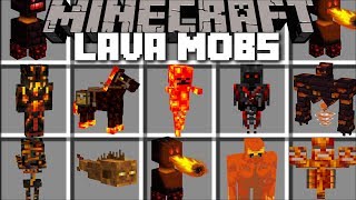 Minecraft LAVA MONSTERS MOD  FIGHT OFF LAVA CREATURES AND SURVIVE THE FURNACE Minecraft [upl. by Brinna258]