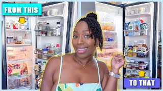 Organize your Fridge in 8 Easy Steps  Must Have Amazon Fridge FInds  Judi the Organizer [upl. by Noelani]