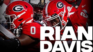 Rian Davis starts at inside linebacker for Georgia vs Vanderbilt [upl. by Lai329]