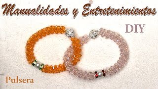 DIY  Pulsera Luna mira que fácil🔗🔗🔗 [upl. by Winfred157]