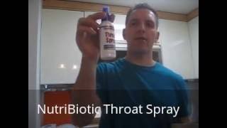 NutriBiotic Throat Spray Review [upl. by Leunad570]