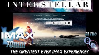 IMAX 70mm INTERSTELLAR at the BFI IMAX [upl. by Flavia293]