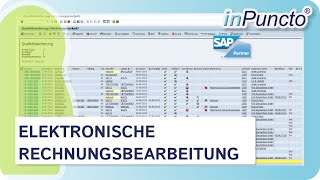 Elektronische Rechnungsbearbeitung in SAP [upl. by Ynnal]