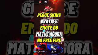 Skin e Emote do MATUÊ grátis freefire punisherff [upl. by Auqinet]