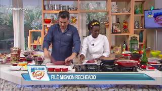 Edu Guedes ensina receita especial de filé mignon recheado [upl. by Al777]