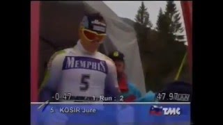 Alberto Tomba wins slalom Kranjska Gora 1995 [upl. by Rentsch425]