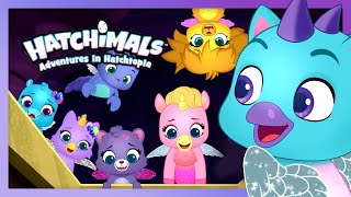 Waterfall Wishes and Mermal Magic  Adventures in Hatchtopia  Cartoons for Kids [upl. by Anirual387]