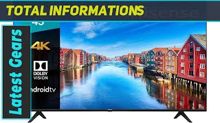 Hisense 43Inch Class H6570G 4K Ultra HD Android Smart TV Unmatched Entertainment Hub [upl. by Rinaldo123]