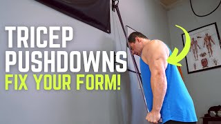 Get Ready for Insane Tricep Gains with THESE Resistance Band Pushdowns [upl. by Eiggem307]