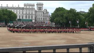 High quality Trooping the colour review 28th May 2011 third spin wheel SLOWavi [upl. by Secnarf]